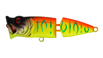 Воблер Поппер составной Strike Pro Pike Pop Joint 75, цвет: A242S Sunrise Mat Tiger, (SH-002CJ#A242S