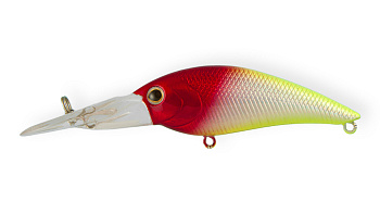 Воблер Шэд Strike Pro Classic Shad 70, 70 мм, 11 гр, Загл. 1,5м.-2,5м., Плавающий, цвет: X10 Clown Silver, (EG-013F#X10)