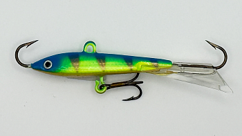 Балансир Strike Pro Micro Ice 47, цвет: A47FL, цвет: Glowing Blue Lemon, светящийся, хвост: прозрачный