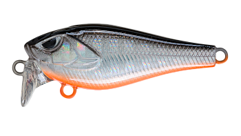 Воблер Крэнк Strike Pro Funky-X Crank (Medium Trank 36F), цвет: A70-713 Black Silver OB, (EG-239#A70