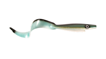 Силиконовая приманка Strike Pro Giant Pig Tail, цвет: Baltic Herring, (уп./1шт.), (SP-172K#142)
