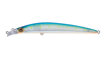 Воблер Минноу Strike Pro Top Water Minnow 110, цвет: S056C Blue Mat Transparent Milk, (JL-166F#S056C