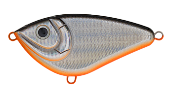 Воблер Джеркбейт Strike Pro Belly Buster, цвет: A70-713 Black Silver OB, (EG-064#A70-713)