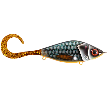 Воблер Джеркбейт Strike Pro Guppie Downsize Sinking, цвет: CWC042 Cosmic Blue, (EG-208B#CWC042)