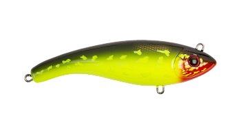 Воблер Джеркбейт Strike Pro Ghost Buster, цвет: AC202F Hot Pike, (EG-223#AC202F)