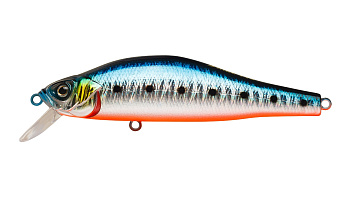 Воблер Минноу Strike Pro Archback 80SP, цвет: A234-SBO-LU Blue Back Silver OB Fluo, (EG-125A-SP#A234