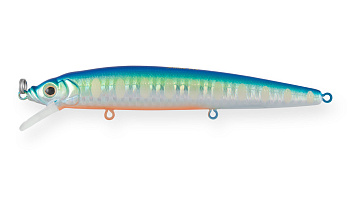 Воблер Минноу Strike Pro Alpha Minnow 115, цвет: A150-713 UV Blue Silver OB, (EG-033F#A150-713)