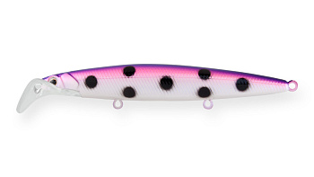 Воблер Минноу Strike Pro Scooter Minnow 110F, цвет: C457F Purple Milk UV, (EG-186F#C457F)
