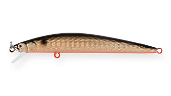 Воблер Минноу Strike Pro Slingshot Minnow 90, цвет: 613-713 Black Back Smoked OB, (EG-146F#613-713)