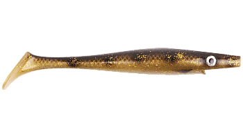 Силиконовая приманка Strike Pro Giant Pig Shad, цвет: Spotted Bullhead, (SP-172B#115)