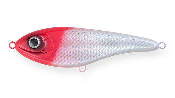 Воблер Джеркбейт Strike Pro Buster Jerk II Shallow Runner, цвет: 022PPP-713 Redhead Silver, (EG-049#