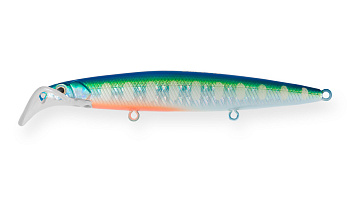 Воблер Минноу Strike Pro Scooter Minnow 90F, цвет: A150-713 UV Blue Silver OB, (EG-186AF#A150-713)