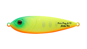 Блесна колеблющаяся Strike Pro Killer Profy 75S, цвет: A178S Lemon Mat Tiger, (PST-02S#A178S/A178S)