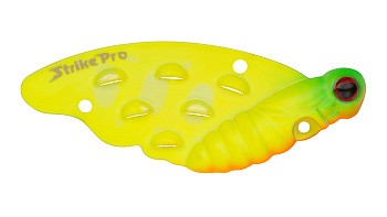 Блесна-Цикада Strike Pro Farfalla 18, цвет: Lemon Mat Tiger, (JG-007A#A178S)