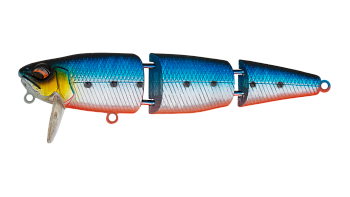 Воблер Составной Strike Pro Tailblazer 95, цвет: A234-SBO-LU Blue Back Silver OB Fluo, (EG-160#A234-