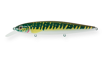 Воблер Минноу Strike Pro Bold 130SP, цвет: A164F Pike, (EG-191-SP#A164F)