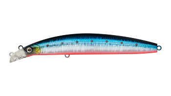 Воблер Минноу Strike Pro Top Water Minnow Long Casting 110, 110 мм, 21,4 гр, Загл. 0,1м.-0,6м., Плавающий, цвет: A234-SBO-LU Blue Back Silver OB Fluo, (JL-176F#A234-SBO-LU)