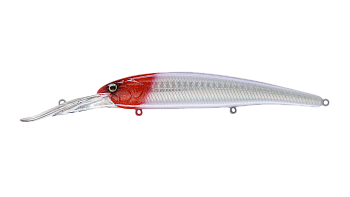 Воблер Минноу Strike Pro Hooligan Deep Diver 120, цвет: 022PPP-713 Redhead Silver, (EG-220L#022PPP-7