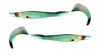 Силиконовая приманка Strike Pro Pig Tail Junior , цвет: Golden Eye, (уп./2шт.), (SP-172R#153)