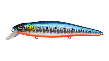 Воблер Минноу Strike Pro Jer-O Minnow 130, цвет: A234-SBO-LU Blue Back Silver OB Fluo, (EG-039SP#A23