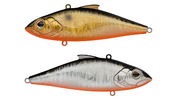 Воблер Раттлин Strike Pro Euro Vibe Floater 80, цвет: A70-613-SBO Double Silver/Smoked, (SP-027#A70-