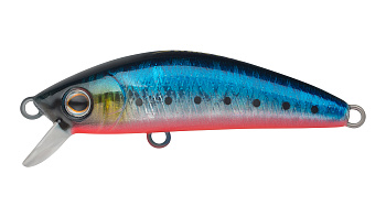 Воблер Минноу Strike Pro Mustang Minnow 60, 60 мм, 5,8 гр, Загл. 0,3м.-0,7м., Плавающий, цвет: A234-SBO-LU Blue Back Silver OB Fluo, (MG-002A#A234-SBO)