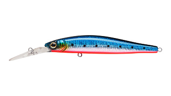 Воблер Минноу Strike Pro Jumper DR 90SP, цвет: A234-SBO-LU Blue Back Silver OB Fluo, (EG-192BL-SP#A2