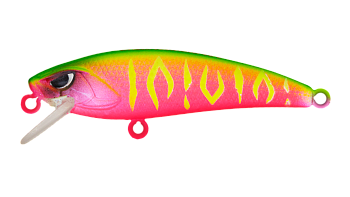 Воблер Минноу Strike Pro Chip Minnow 45 S, 45 мм, 2,5 гр, Загл. 0,5м., Тонущий, цвет: A230S Watermelon Mat Tiger, (EG-244#A230S)