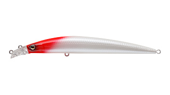 Воблер Минноу Strike Pro Top Water Minnow 110, 110 мм, 10,5 гр, Загл. 0,2м.-0,7м., Плавающий, цвет: 022PF Milk Redhead, (JL-166F#022PF)