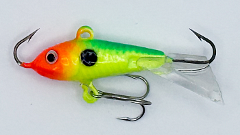 Балансир Strike Pro Ice Baby 24, цвет: A13FL, светящийся, хвост: прозрачный