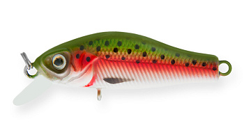 Воблер Минноу Strike Pro Archback 35SP, цвет: 71-RP Pearl Silver Trout, (EG-125E-SP#71-RP)