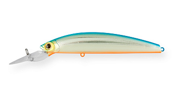 Воблер Минноу Strike Pro Magic Minnow 85, цвет: 626E Blue Silver OB, (EG-068F#626E)