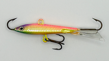 Балансир Strike Pro Micro Ice 47, цвет: A48FLR, светящийся, хвост: прозрачный