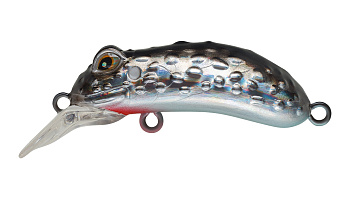 Воблер Крэнк Strike Pro Warted Toad 45, цвет: A010-EP Black Back Silver, (EG-097A#A010-EP)