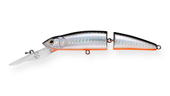 Воблер Составной Strike Pro Mr. Wiggly TL 110, цвет: A70-713 Black Silver OB, (MG-010D#A70-713)