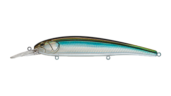 Воблер Минноу Strike Pro Hooligan Shallow 120SP, цвет: 611T Silver Blue Smelt, (EG-220SP#611T)