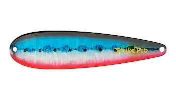 Блесна колеблющаяся Strike Pro KILLER PROFY 115, цвет: A234-SBO-LU Blue Back Silver OB Fluo, (ST-014