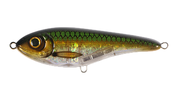 Воблер Джеркбейт Strike Pro Buster Jerk Sinking, цвет: C766 Emerald Herring, (EG-048#C766G)