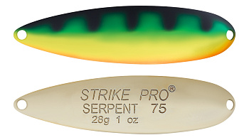 Блесна колеблющаяся Strike Pro Serpent Treble 65H, 65 мм, 18 гр, Тройник, (ST-010A1#A45E-GP)