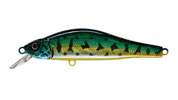 Воблер Минноу Strike Pro Archback 80SP, цвет: 945V Venom Perch, (EG-125A-SP#945V)