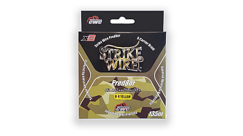 Шнур плетеный 8-жильный Strike Wire Pred8or X8 0,36mm 30kg 135m, - H-V Yellow (жёлтый)