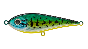 Воблер Джеркбейт Strike Pro Buster V, цвет: 945V Venom Perch, (EG-148#945V)
