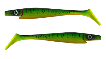 Силиконовая приманка Strike Pro Pig Shad Jr, цвет: Mat Tiger, (уп./2шт.), (SP-172C#GC01S)