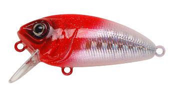 Воблер Крэнк Strike Pro Stumpy Fly 40, цвет: 022PPP-713 Redhead Silver, (EG-134#022PPP-713)
