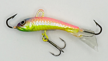 Балансир Strike Pro Dolphin Ice 30, цвет: A48FLR, светящийся, хвост: прозрачный