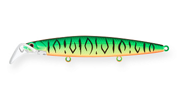 Воблер Минноу Strike Pro Scooter Minnow 110F, цвет: GC01S Mat Tiger, (EG-186F#GC01S)