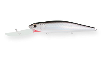 Воблер Минноу Strike Pro Deep Jer-O Minnow 130, цвет: A010-EP Black Back Silver, (EG-054F#A010-EP)