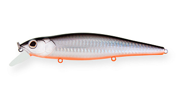 Воблер Минноу Strike Pro Jer-O Minnow 130, цвет: A70-713 Black Silver OB, (EG-039SP#A70-713)