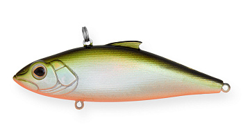 Воблер Раттлин Strike Pro Euro Vibe Floater 80, 80 мм, 15 гр,  Тонущий, цвет: 612T Natural Shad Silver, (SP-027#612T)