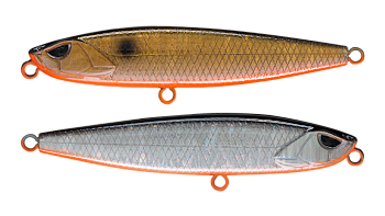 Воблер Стикбейт Strike Pro Scud Stick 70S (Slide Bait Heavy One 70), 70 мм, 16,5 гр, Загл. 0,5м.-4,0м., Тонущий, цвет: A70-613-SBO Double Silver/Smoked, (EG-245#A70-613-SBO)